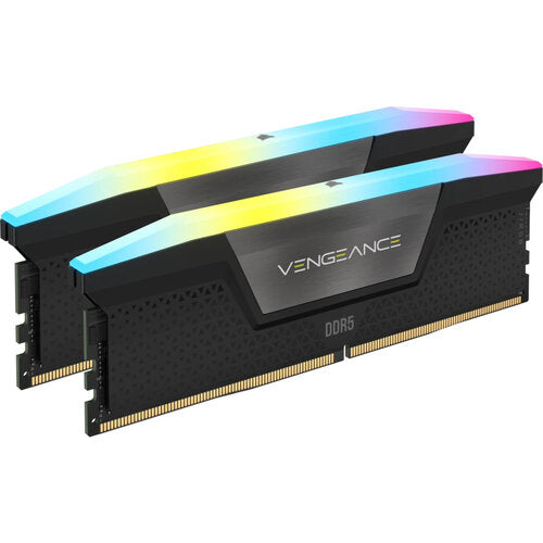 MEMORIA RAM CORSAIR DDR5 VENGEANCE RGB 48GB (2 X 24GB) 7000MT/S CL36 – BLACK (CMH48GX5M2B7000C36) MEMORIA RAM CORSAIR DDR5 VENGEANCE RGB 48GB (2 X 24GB) 7000MT/S CL36 – BLACK (CMH48GX5M2B7000C36)